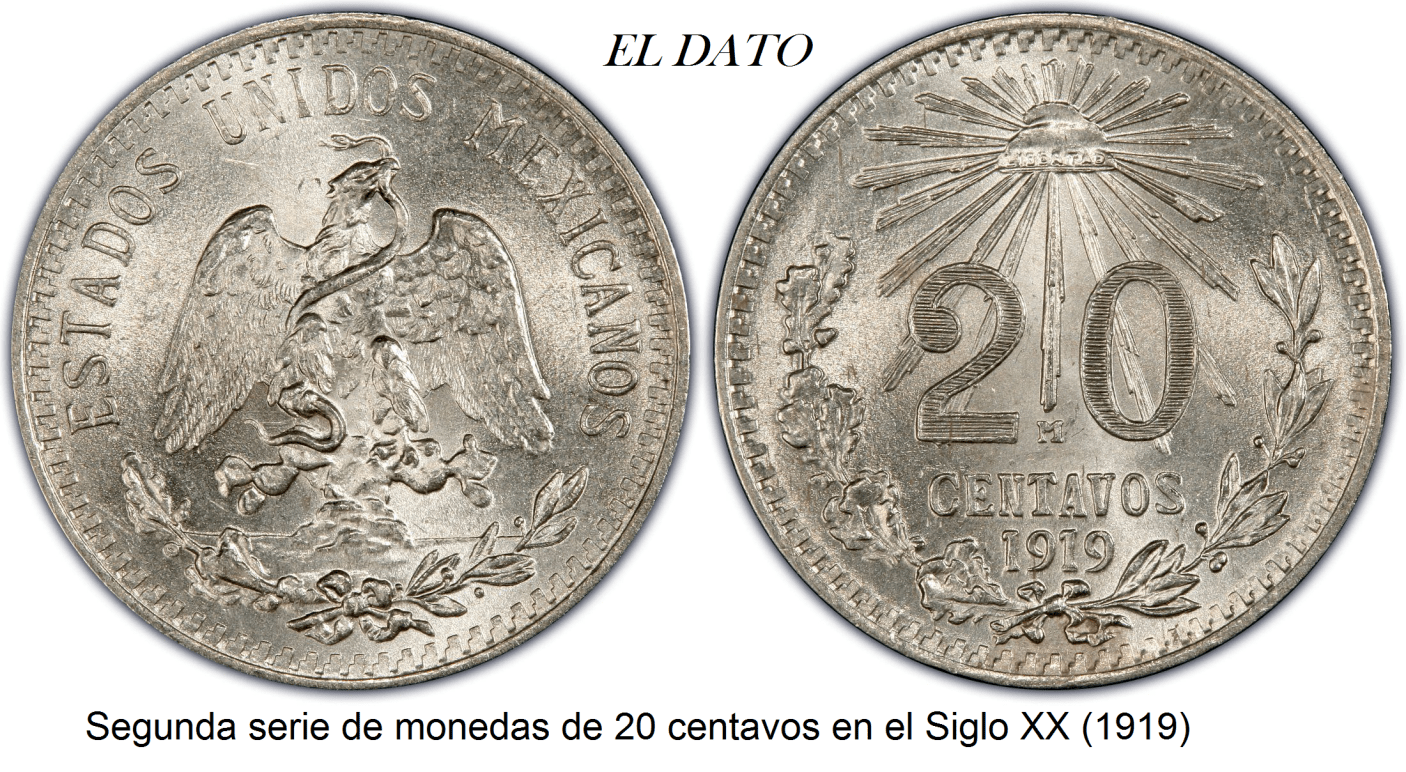 Las Monedas de 10 y 20 centavos Mexicanas | EL DATO
