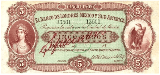 5 pesos