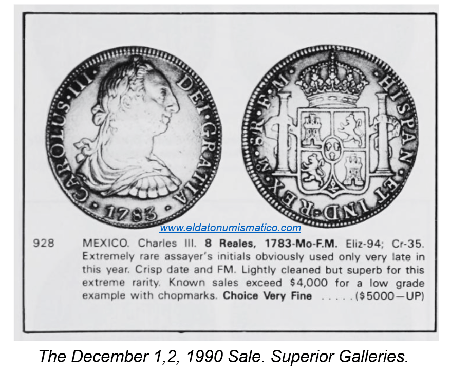 Monedas con ensayadores raras.