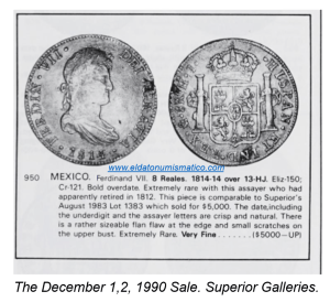 Monedas con iniciales raras